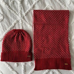 Beanie and Scarf Knit Set
